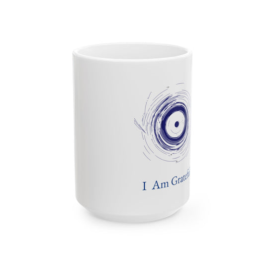 I Am Grateful Custom Mug