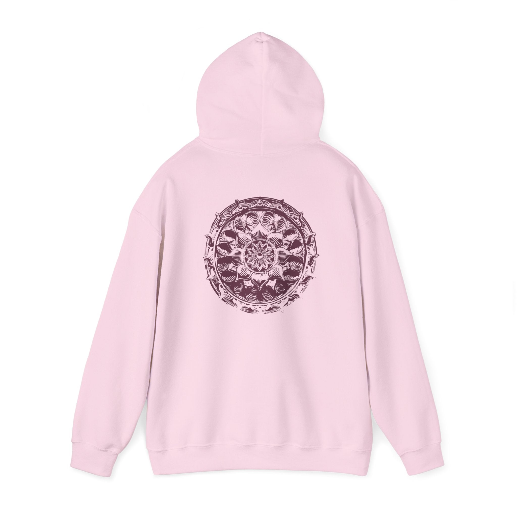 Attract Hoodie Fulfillment Edition 1 back view mandala