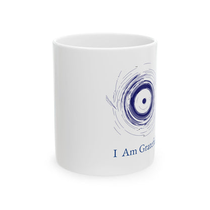 I Am Grateful Custom Mug